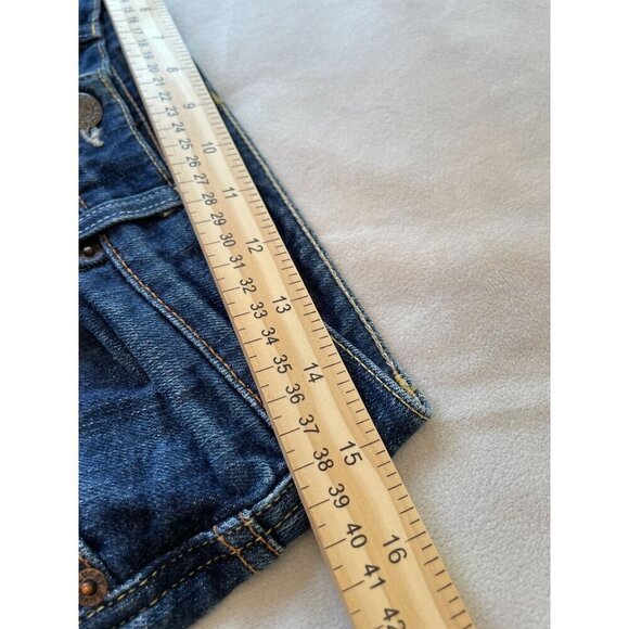 Y2K Lucky Brand Selvedge Vtg Classic Rider Women's Jeans Size 6/28 - Blue Denim - Picture 5 of 11